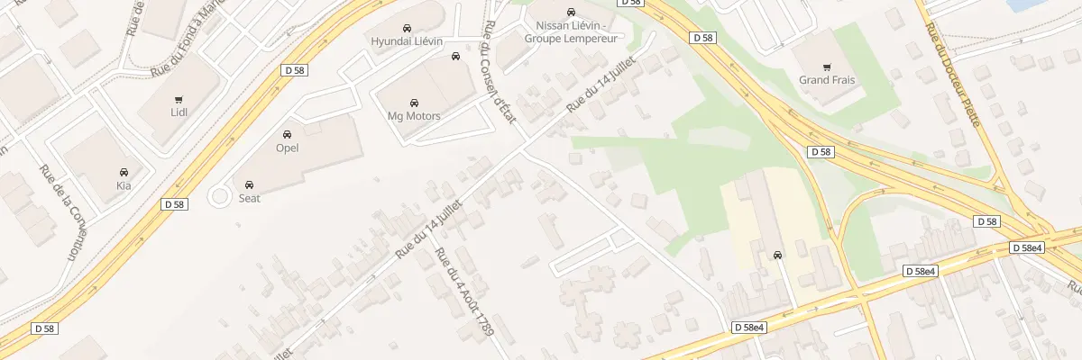 Plan du 2 Rue Elisée Reclus à Liévin