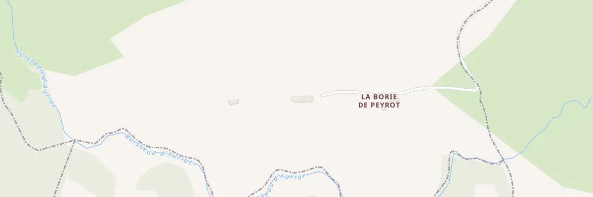 Plan du 5098 Borie de Peyrot à Cassuéjouls