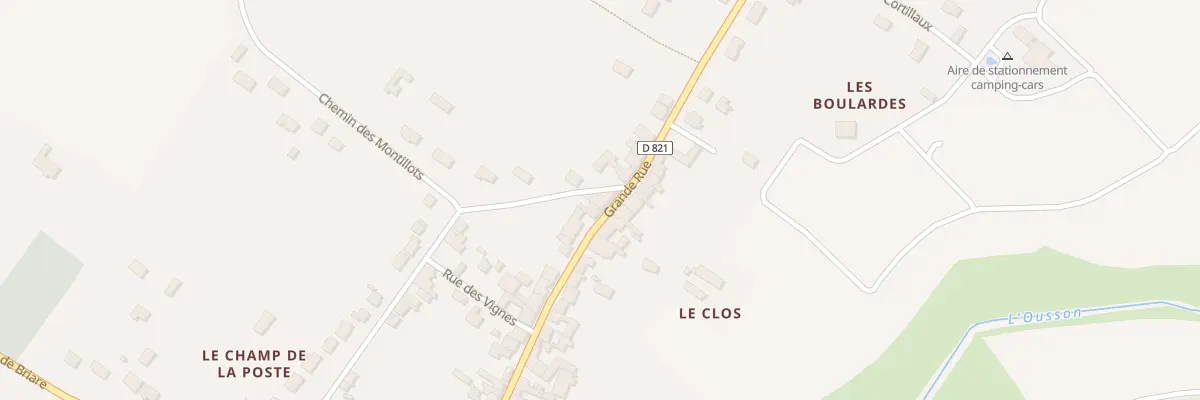 Plan du 63 Gr Grande Rue à Ousson-sur-Loire
