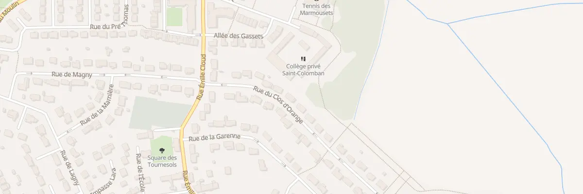Plan du 13 Rue du Clos d’Orange à Serris