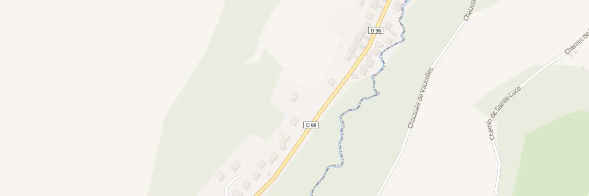 Plan du 5391F Gr Grande Rue de Vaucelles à Néry
