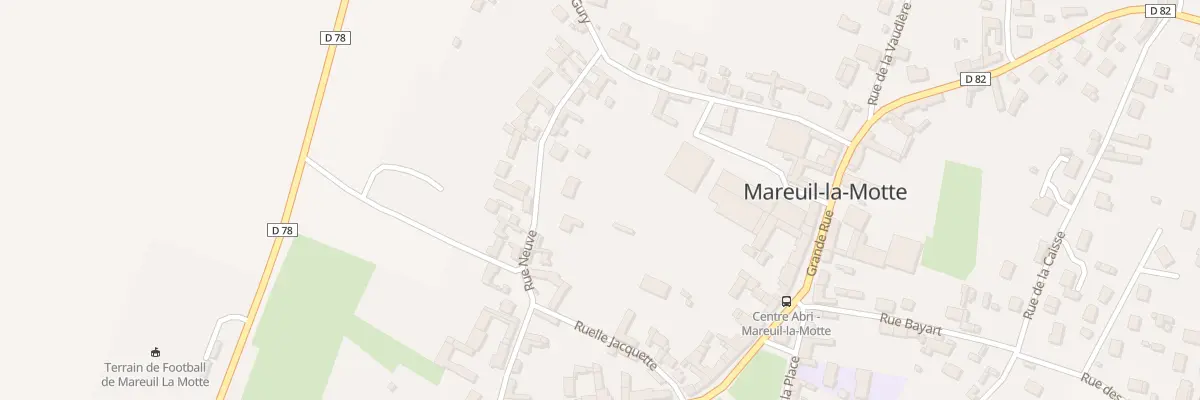 Plan du 20 Rue Neuve à Mareuil-la-Motte