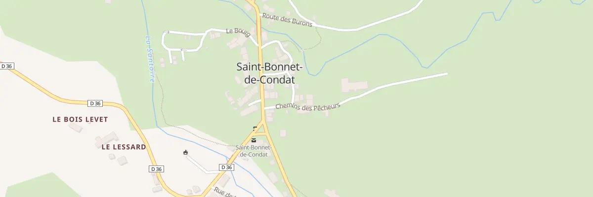 Plan du 5055 Le Bourg à Saint-Bonnet-de-Condat