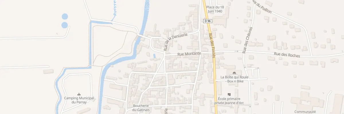 Plan du 2 Rue Montante à Ferrières-en-Gâtinais