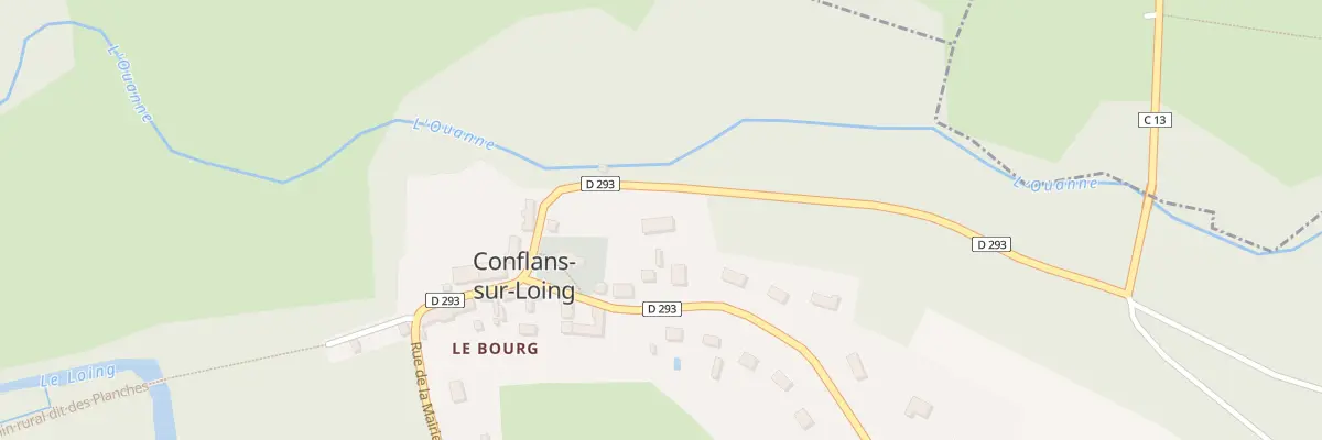 Plan du 444 Rue de la Mairie à Conflans-sur-Loing