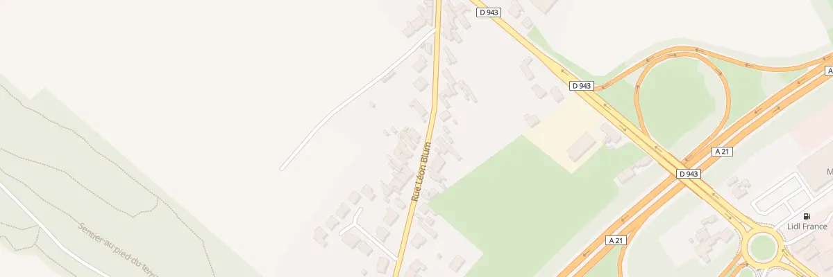 Plan du 20 Rue Léon Blum à Loos-en-Gohelle