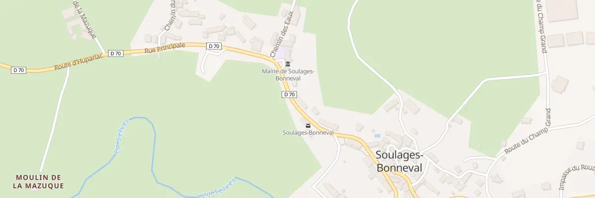 Plan du 20 Rue Principale à Soulages-Bonneval