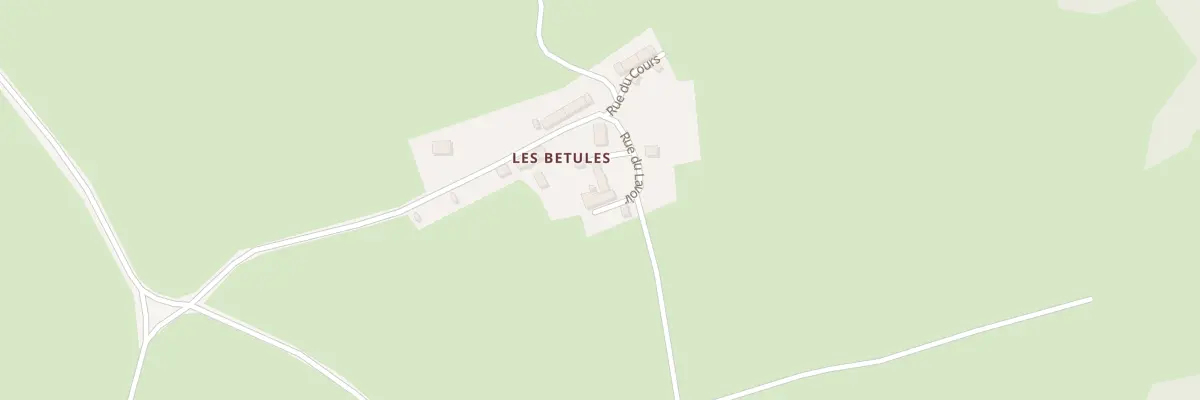 Plan du 5077 Les Betules au Quartier