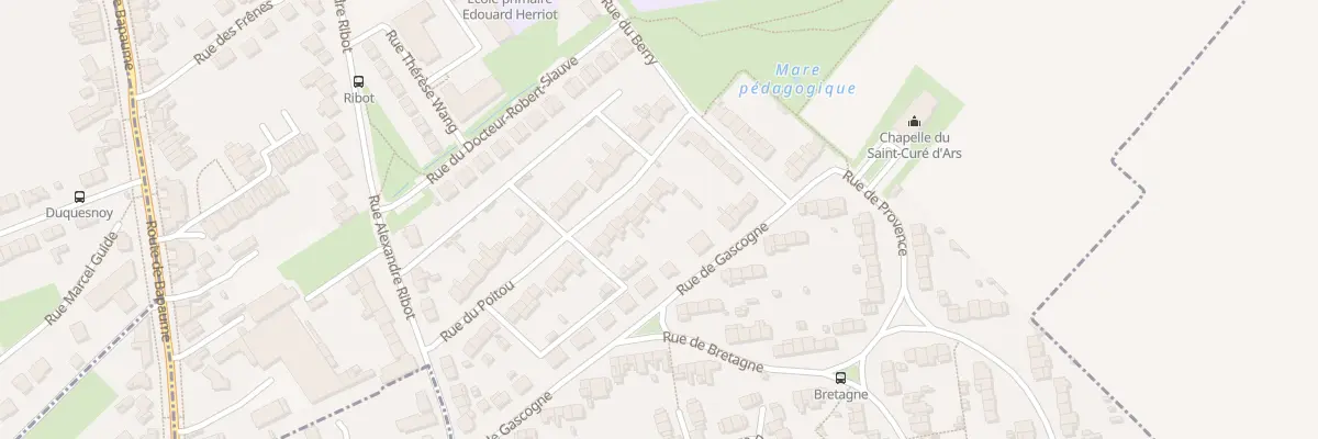 Plan du 5 Rue du Poitou à Arras