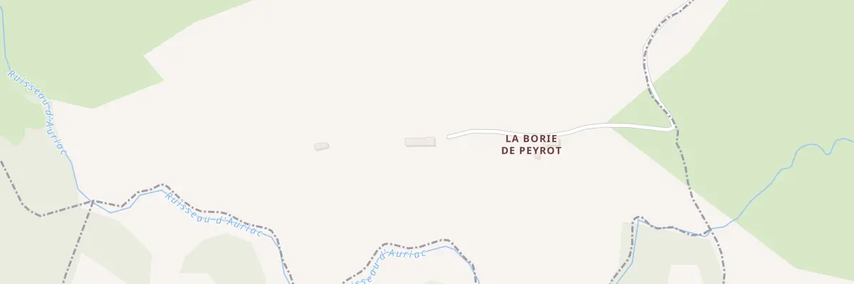 Plan du 5097 Borie de Peyrot à Cassuéjouls