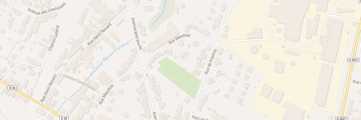 Plan du 42 Rue Meurisse à Roye