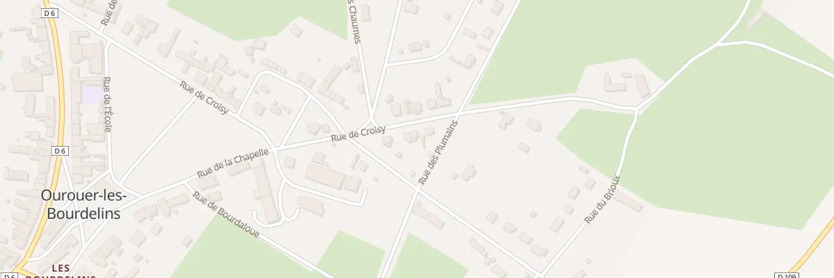Plan du 7 Rue de Croisy à Ourouer-les-Bourdelins