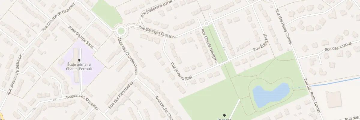 Plan du 8 Rue Jacques Brel à Saint-Pathus