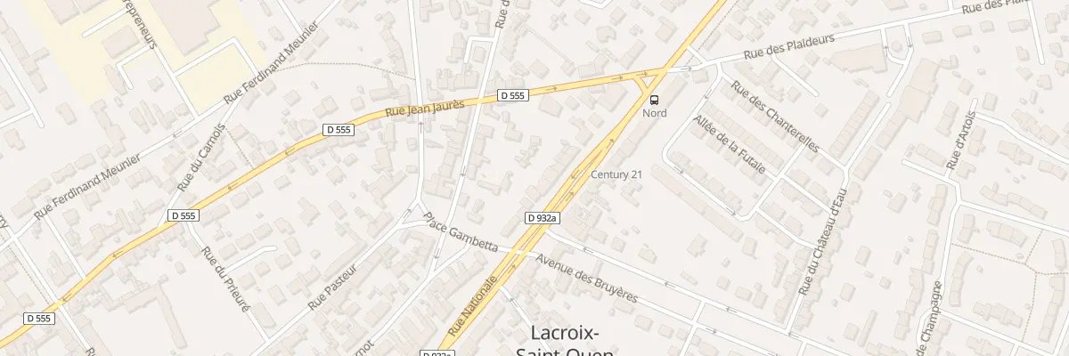 Plan du 101 Rue Nationale à Lacroix-Saint-Ouen