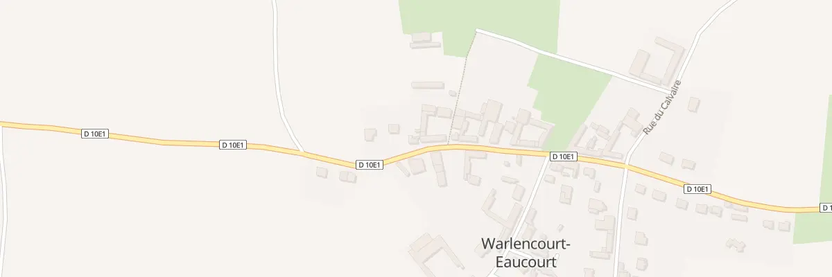 Plan du 2 Rue Saint Maurice à Warlencourt-Eaucourt