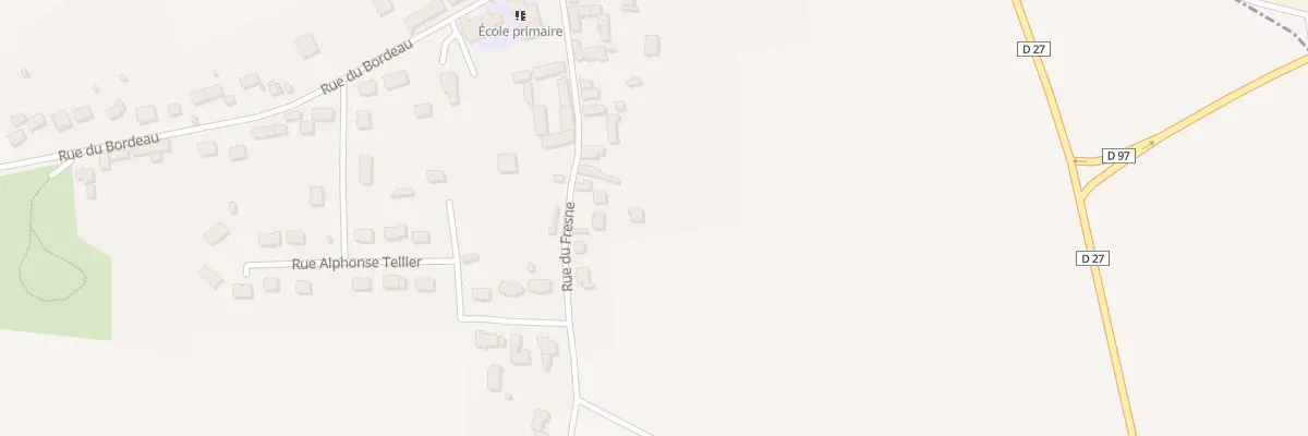 Plan du 25T Rue du Fresne à Iverny