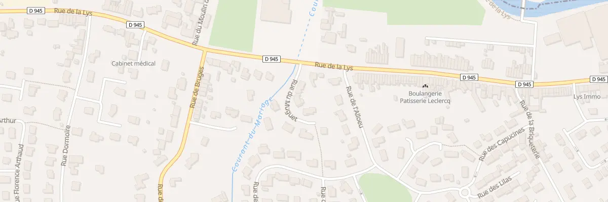 Plan du 4 Rue du Muguet à Sailly-sur-la-Lys