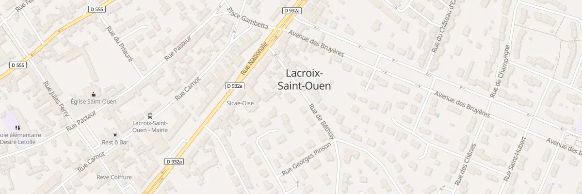 Plan du 74 Rue de Béthisy à Lacroix-Saint-Ouen