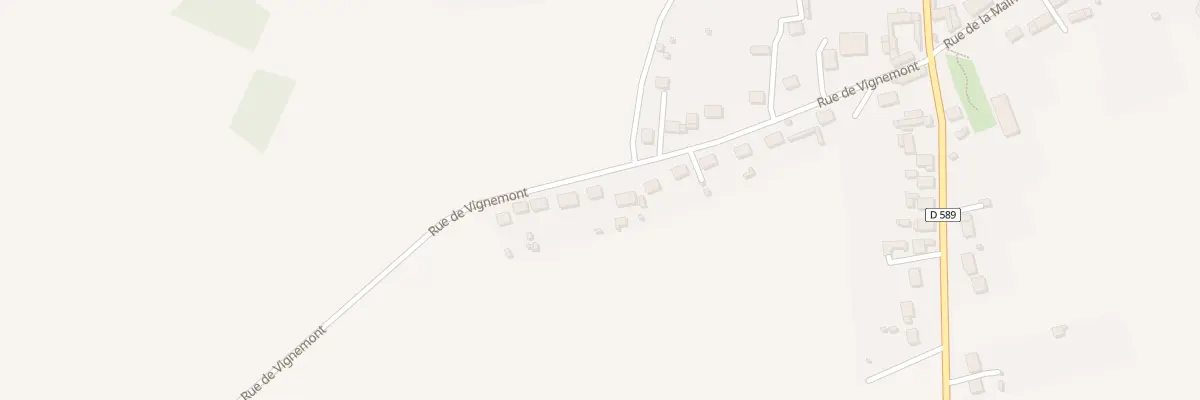 Plan du 17 Rue de Vignemont à Vandélicourt