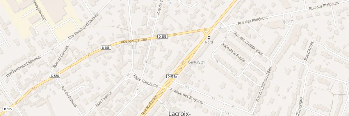 Plan du 107 Rue Nationale à Lacroix-Saint-Ouen