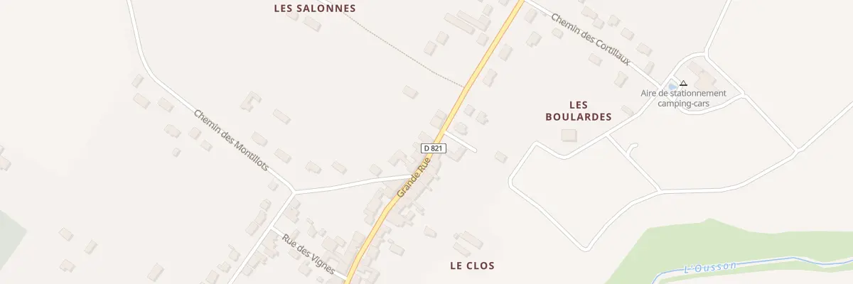 Plan du 71 Grande Rue à Ousson-sur-Loire