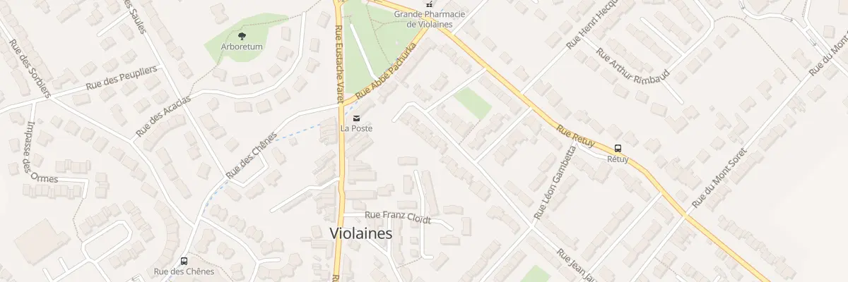 Plan du 33 Rue Jean Jaurés à Violaines