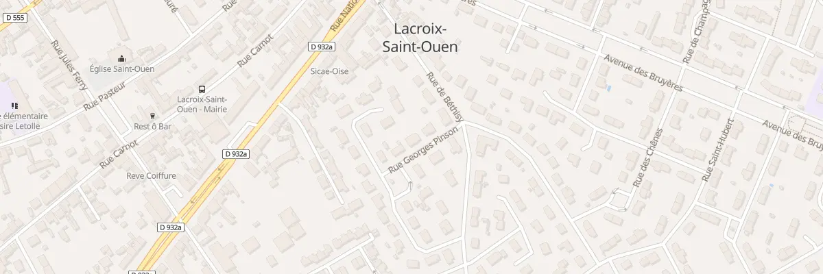 Plan du 5 Rue Georges Pinson à Lacroix-Saint-Ouen