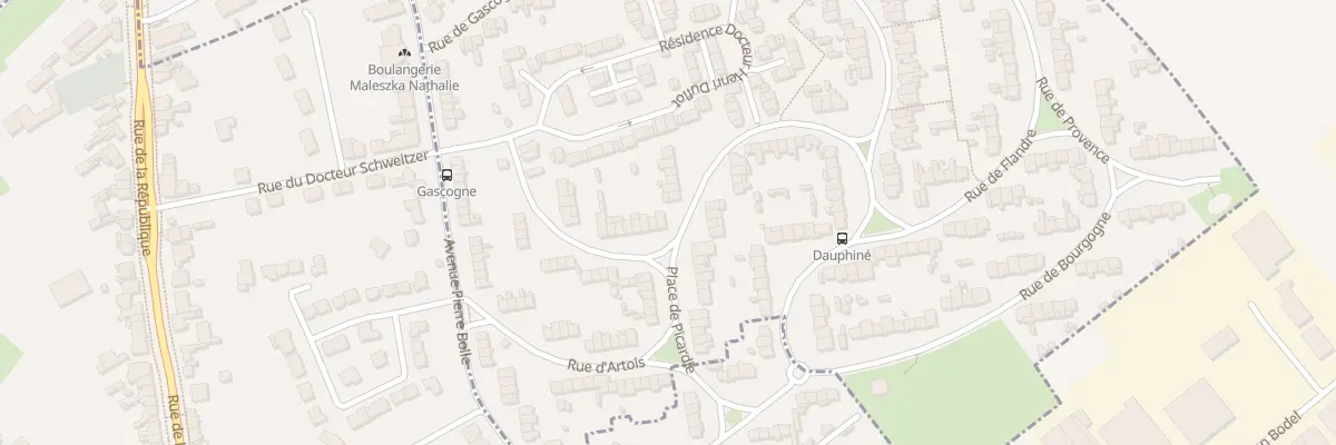 Plan du 23 Rue du Roussillon à Arras