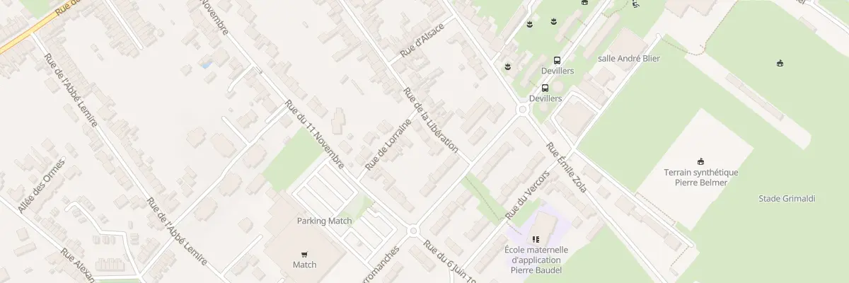 Plan du 60 Rue de la Libération à Arras