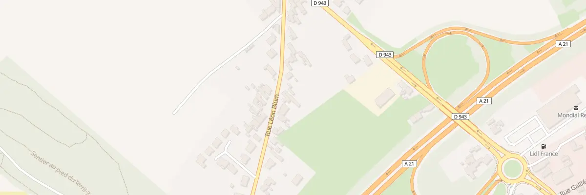 Plan du 19 Rue Léon Blum à Loos-en-Gohelle