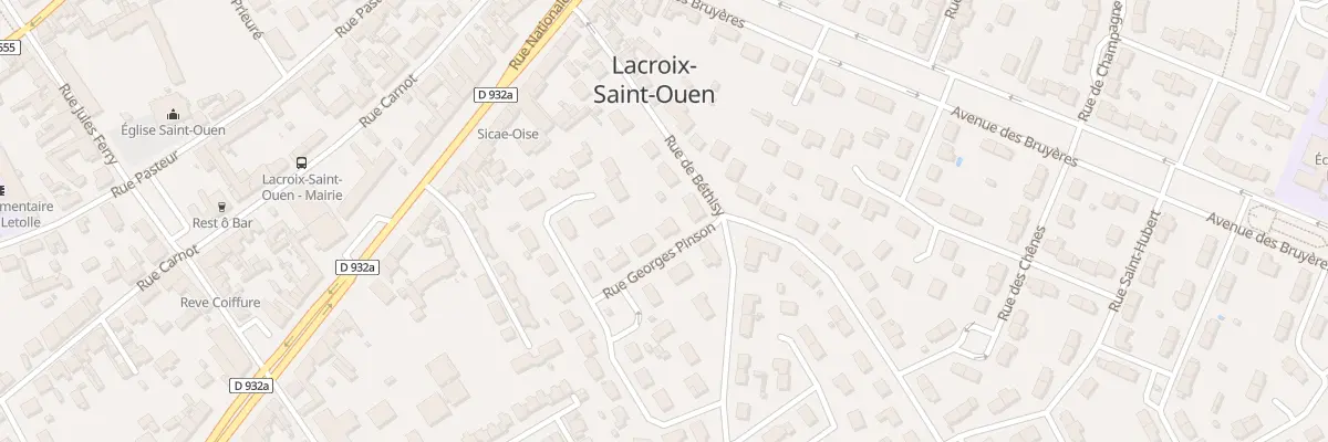Plan du 3 Rue Georges Pinson à Lacroix-Saint-Ouen