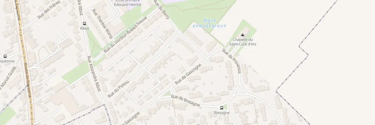Plan du 31 Rue de Gascogne à Arras