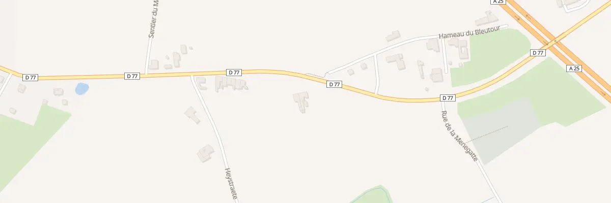 Plan du 33 Rue du Pont d’Achelles à Steenwerck