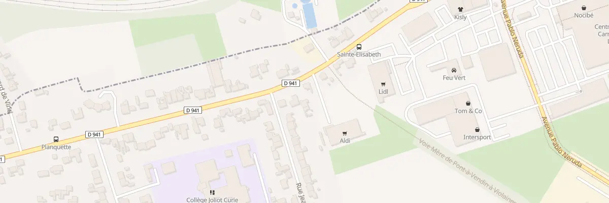 Plan du 109 Rte Nationale à Auchy-les-Mines