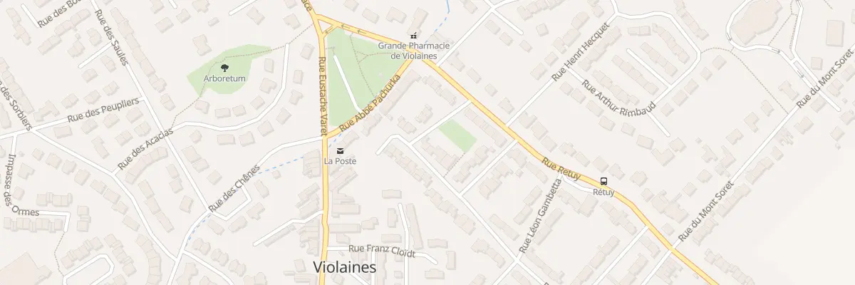 Plan du 20 Rue Jean Jaurés à Violaines