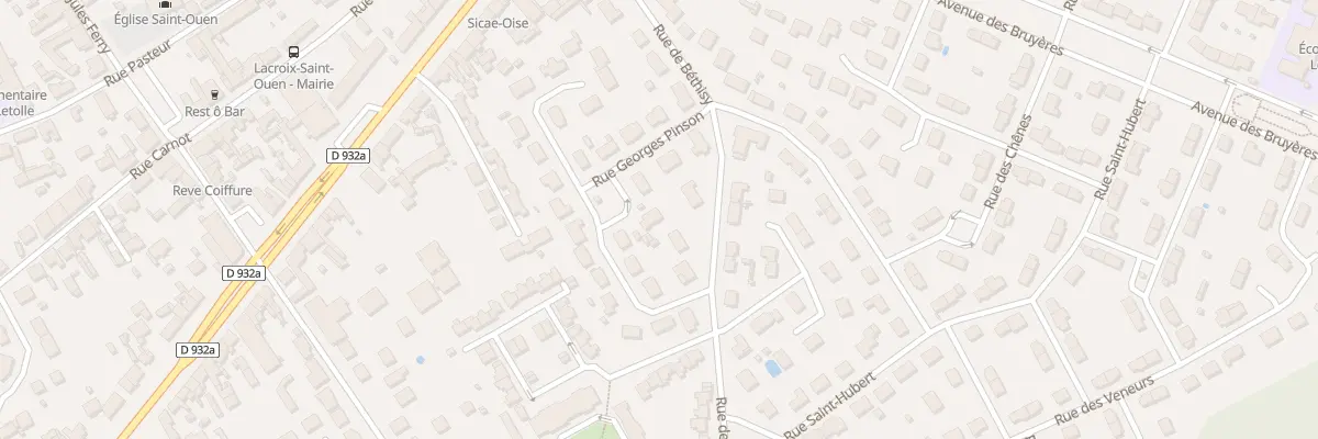 Plan du 12 Rue Georges Pinson à Lacroix-Saint-Ouen