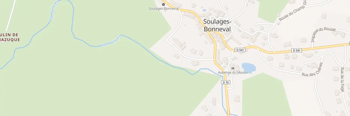 Plan du 5 Rue du Val de Selves à Soulages-Bonneval