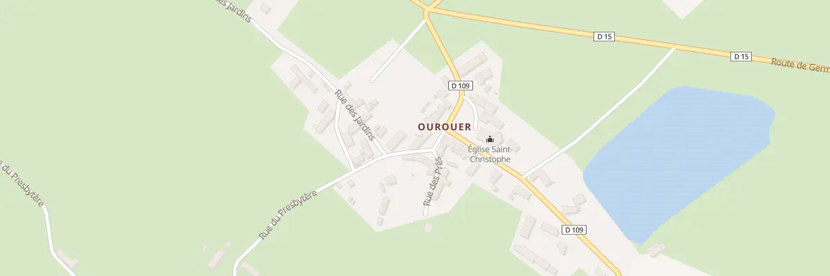 Plan du 3 Rue du Presbytere à Ourouer-les-Bourdelins