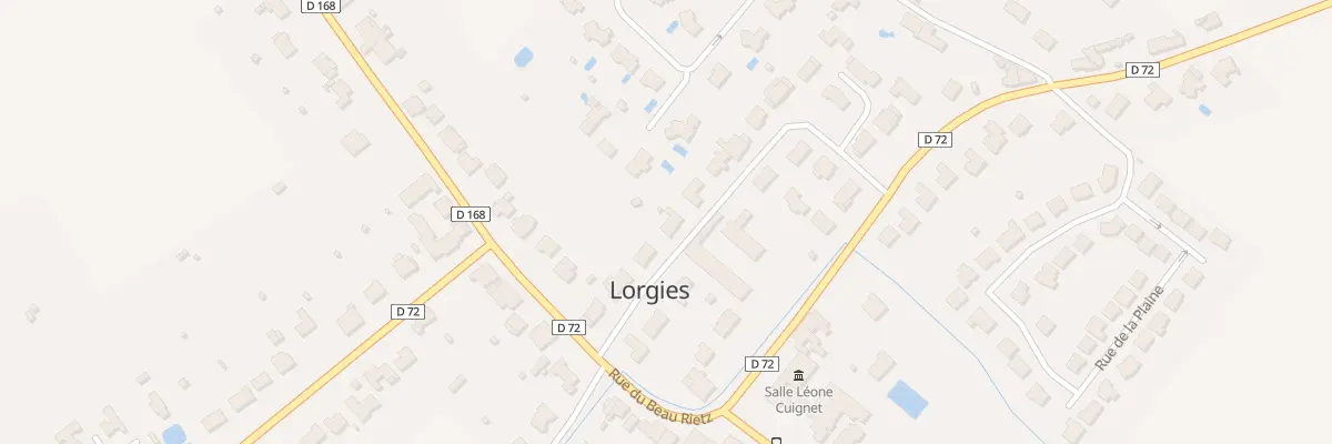 Plan du 7 Rue de l’Ancienne Abbaye à Lorgies