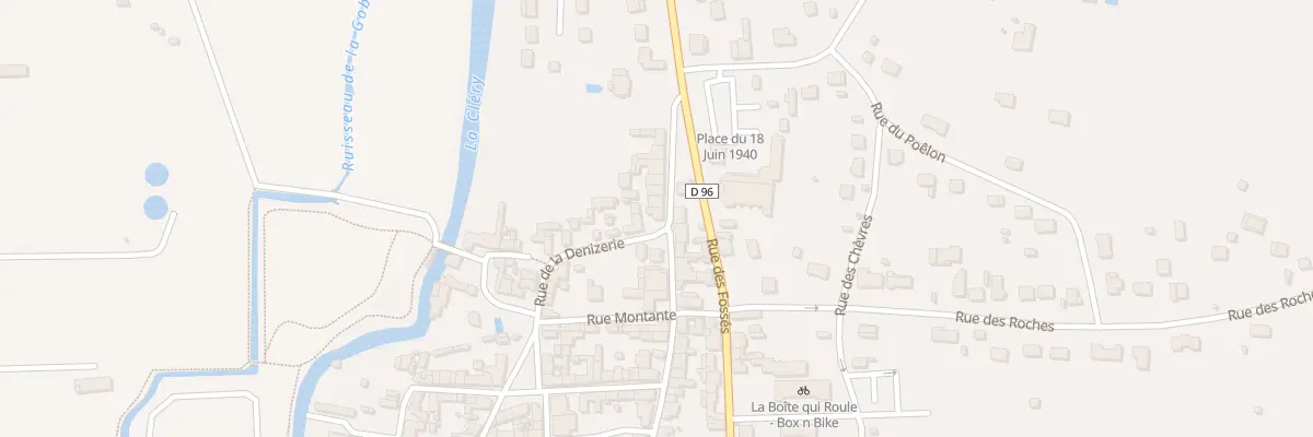 Plan du 17 Rue de la Denizerie à Ferrières-en-Gâtinais