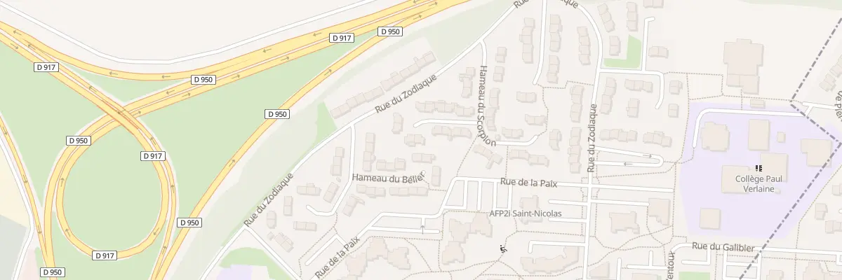 Plan du 13 Rue du Ham du Scorpion à Saint-Nicolas