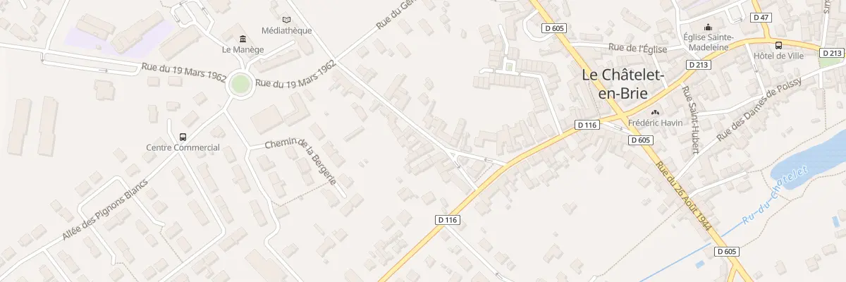 Plan du 5 Rue du Château des Dames au Châtelet-en-Brie