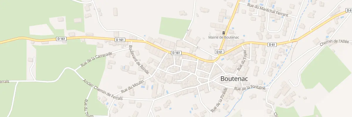 Plan du 5 Rte de Ferrals à Boutenac