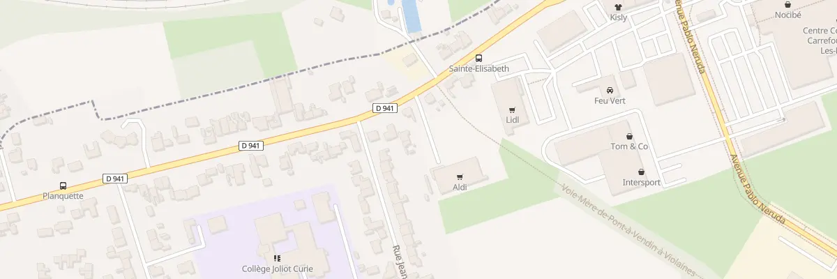 Plan du 111 Rte Nationale à Auchy-les-Mines