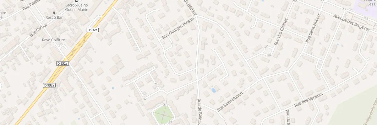 Plan du 282 Rue de Béthisy à Lacroix-Saint-Ouen