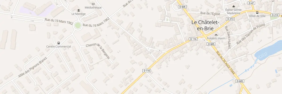 Plan du 3 Rue du Château des Dames au Châtelet-en-Brie
