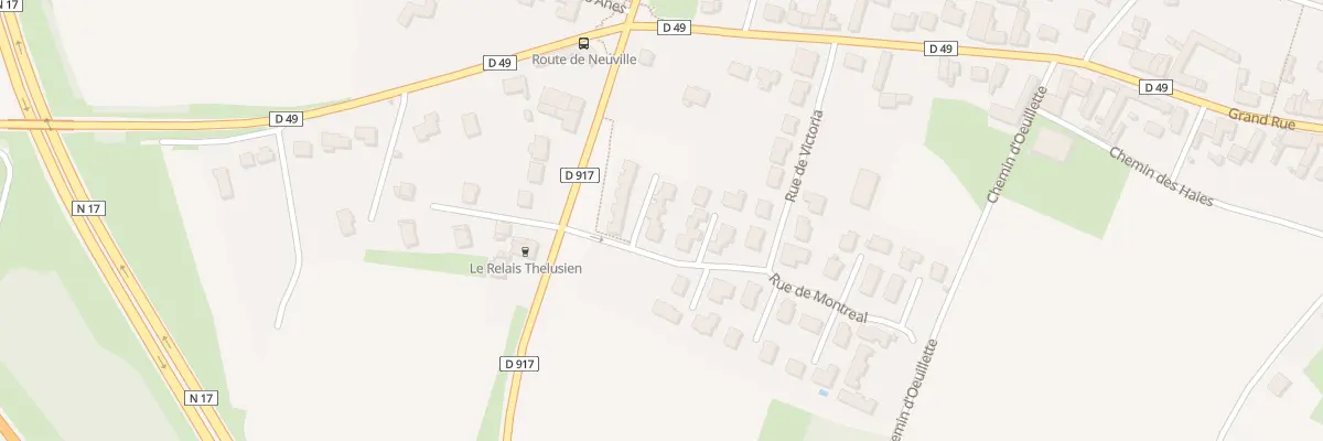 Plan du 4 All des Grizzlys à Thélus