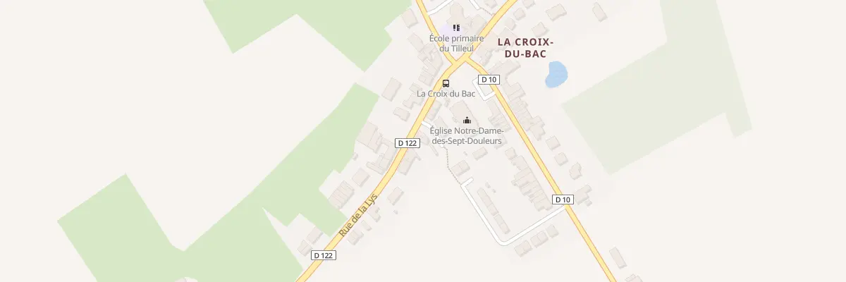 Plan du 12 Rue de la Lys à Steenwerck