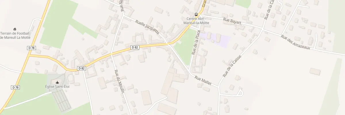 Plan du 12 Rue de la Place à Mareuil-la-Motte