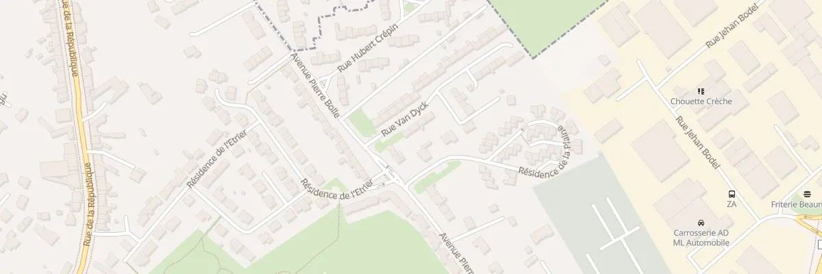 Plan du 2 Rue Van Dyck à Beaurains